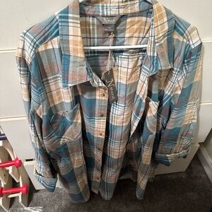 Natural Flannel shirt XXL
